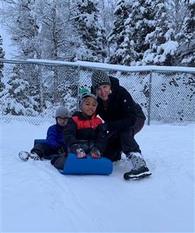 Image MRs. Jones Sledding Image MRs. Jones Sledding